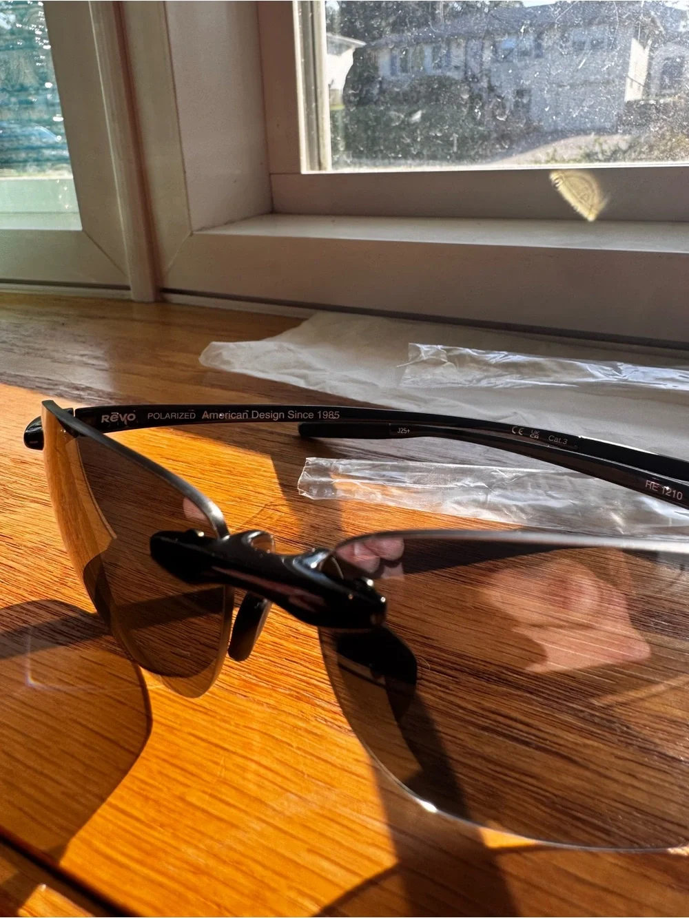 Revo Descend Pro RE 1210 01 GY Black/Graphite Polarized Unisex Sunglasses